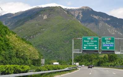 mit dem auto in die schweiz fahren