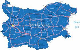 Mapa autostrad w Bułgarii